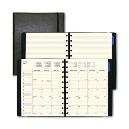 Rediform Filofax, MONTHLY PLANNER, 10.75 X 8.5, BLACK, 2020-2021 C1811001